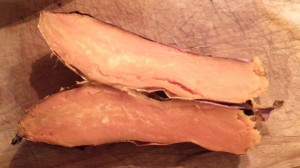sweet potato cooked