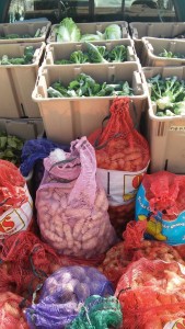 truck full of produce