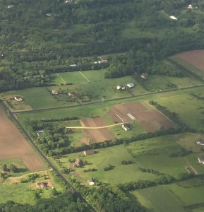 Farm from Plane
