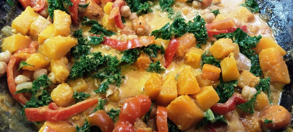 Thai Butternut Squash Red Curry